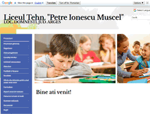 Tablet Screenshot of liceuldomnesti.info